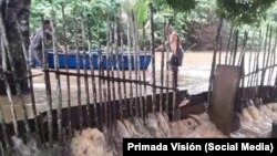 Intensas lluvias en Baracoa / Foto: Facebook Primada Visión