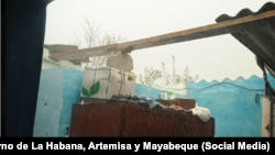 La banda de nublados provocó tormentas eléctricas, fuertes vientos, inundaciones y lluvia de granizos en el occidente de Cuba.