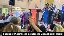Culto de una congregación cristiana en Cienfuegos. (Facebook/Asambleas de Dios de Cuba)