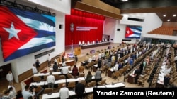 Apertura de la IV Conferencia sobre Nación y Emigración, en el Palacio de Convenciones, en La Habana. (REUTERS/Yander Zamora)