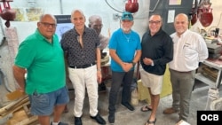 De izquierda a derecha: Orlando Cruz, Fernando de las Casas, Julio Céspedes, Manny Méndez y Orlando Arrón en Run ArtFound