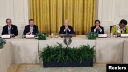 El presidente de EEUU, Joe Biden, habla durante la Cumbre de Líderes de la Asociación para la Prosperidad Económica de las Américas, en la Casa Blanca, el 3 de noviembre de 2023. (REUTERS/Leah Milis)
