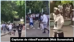 Violencia entre jóvenes deja varios heridos en la en La Habana. Capturas de video/Facebook