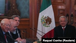 El Secretario de Estado, Antony Blinken, asiste a una reunión con el Presidente de México, López Obrador, para discutir la migración, Ciudad de México, 27 de diciembre de 2023. REUTERS/Raquel Cunha