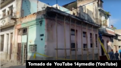 Tres niñas fallecieron al derrumbarse un balcón en La Habana Vieja, entre las calles Vives y Revillagigedo, del barrio Jesús María. 