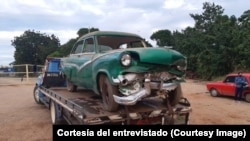 Luego del accidente, la Empresa Nacional de Seguros (ESEN) vendió en piezas el vehículo de Noel Montiel