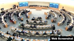 Examen Periódico Universal (EPU) de Cuba ante el Consejo de Derechos Humanos de Naciones Unidas, en Ginebra. (Captura de video/UN Web TV)