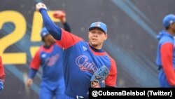 Yariel Rodríguez abrirá por Cuba el juego inaugural del Clásico Mundial de Béisbol. (Foto: Twitter/@CubanaBeisbol)