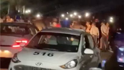 La policía reprimió la protesta en Bayamo, Granma, el 17 de marzo de 2024.