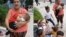 Jackeline de la Caridad Rodríguez junto a algunos de sus hijos, el dia de la protesta frente al MINSAP. (Captura de video/Facebook)