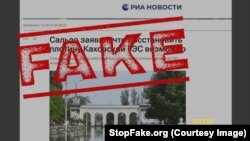 Falso: Rusia restaurará la presa de Kajovka “en un año”