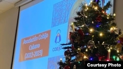 Asociación Cobijo Cubano, donde cubanos recién llegados a España celebraron en 2023 su primera Navidad (Cortesía de Michel Suárez)