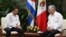 Miguel Díaz-Canel se reúne en La Habana con el director general del Instituto Mexicano del Seguro Social, Zoé Robledo.