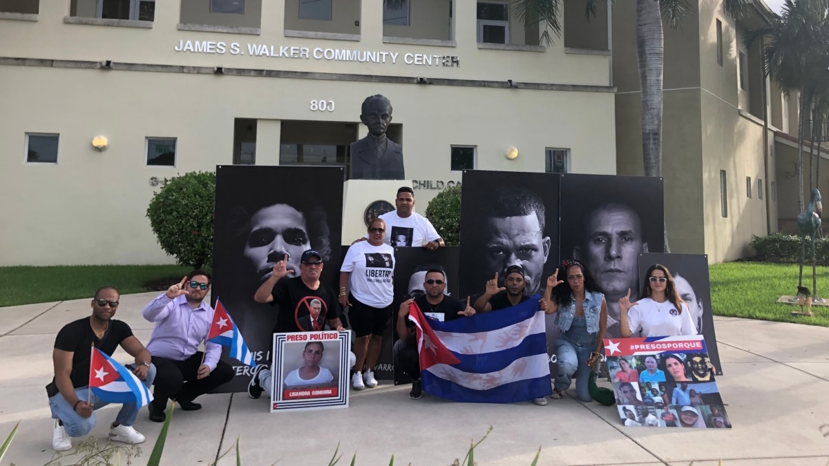 Movimiento San Isidro realiza vigilia en Miami por los presos políticos ...