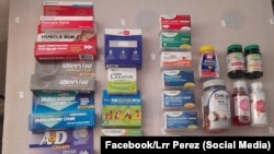Medicamentos a la venta en el mercado negro en Cuba. (Facebook/Lrr Perez)