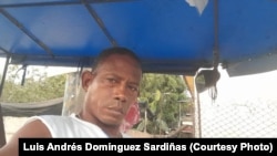 El opositor Luis Andrés Domínguez Sardiñas. (Foto: Cortesía de Luis Andrés Domínguez Sardiñas)