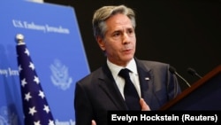 El secretario de Estado de Estados Unidos, Antony Blinken, el 9 de enero de 2024. (REUTERS/Evelyn Hockstein/Pool).