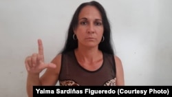 La ciudadana cubana Yaima Sardiñas Figueredo.