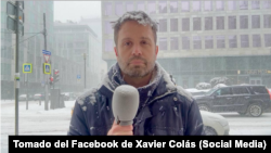 Xavier Colás, corresponsal del diario español El Mundo expulsado de Rusia (Tomado del Facebook de Xavier Colás)