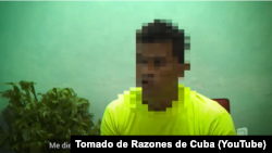 El programa de la TV Cubana "Razones de Cuba" mostró el 12 de abril de 2023 declaraciones de jóvenes durante interrogatorios de la Seguridad del Estado.
