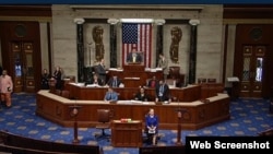 La Cámara de Representantes de EEUU aprueba proyecto de ley de financiación gubernamental, Washington, D.C., 22 de marzo del 2024. 
