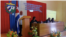 Alexandre Corona Quintero en una reunión de gobierno.
