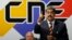 El presidente venezolano Nicolás Maduro en la sede del Consejo Nacional Electoral en Caracas, Venezuela, el jueves 20 de junio de 2024. (Foto AP/Ariana Cubillos)