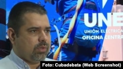 Lázaro Guerra, director técnico de la estatal Unión Eléctrica (UNE) / Foto: Cubadebate