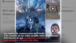 Falso: Ucrania está enviando a los niños a la guerra