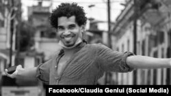 El artista y preso político cubano, Luis Manuel Otero Alcántara, líder del Movimiento San Isidro, en una imagen de archivo. (Facebook/Claudia Genlui)