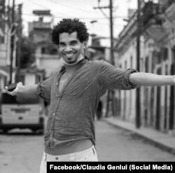 El artista y preso político cubano, Luis Manuel Otero Alcántara, líder del Movimiento San Isidro, en una imagen de archivo. (Facebook/Claudia Genlui)