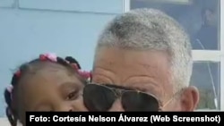 Ashley Manuela junto al cubano Nelson Álvarez, conocido en las redes como El Porfiao