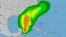 Pronóstico dle alcance de los vientos de Idalia. (NHC)