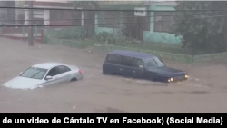 Inundaciones en La Habana, Cuba, miércoles 15 de noviembre de 2023 (Tomada de un video de Cántalo TV en Facebook)