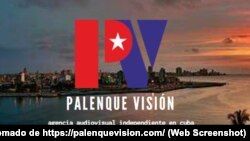 El logo de la agencia Palenque Visión.