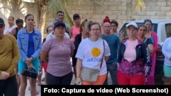 Cubanos varados en Haití piden al régimen que los ayude a salir de ese país / Foto: Captura de video