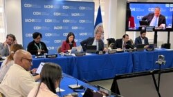 Audiencia sobre Cuba en la CIDH, en Washington, D.C., 29 de febrero del 2024/ Michelle Sagué (OCB)