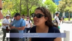 "Que se haga justicia", reclama activista cubana en la audiencia contra Rocha