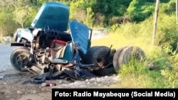 Accidente masivo en Madruga / Foto: Radio Mayabeque