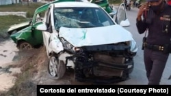 Noel Montiel lleva más de tres años reclamando a la Empresa Nacional de Seguros (ESEN) para que le reponga su vehículo