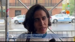 Declaraciones de Anamely Ramos por la presencia de Díaz-Canel en Nueva York 