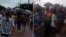 Vecinos marchan hasta el policlínico "13 de marzo" en Sierra de Cubitas.