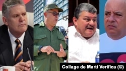 Más de una decena de altos cargos del régimen cubano han sido destituidos en lo que va de año. Imagen: Collage de Martí Verifica.