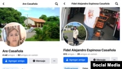 Arelys Casañola Quintana y su hijo Fidel Alejandro Espinosa Casañola eliminaron sus perfiles en redes sociales. 