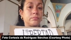 Mailín Rodríguez Sánchez habla sobre la situación de su esposo