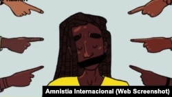 Captura de imagen de un audiovisual informativo sobre la represión en Cuba de Amnistía Internacional. 