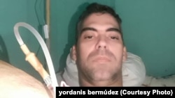 Yordanis Bermúdez Núñez en hospital "Arnaldo Milián"