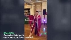 Falso: El presidente Zelenskyy baila una danza oriental