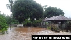 Intensas lluvias en Baracoa / Foto: Facebook Primada Visión