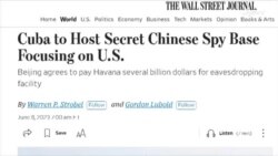 Info Martí | Cuba y China habrían llegado a acuerdo para instalar base de espionaje en la Isla, según WSJ
